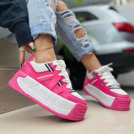 Zapatillas Para Dama Madison Carter Fucsia